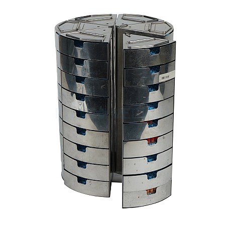 Chrome Circular Drawers Nalgene Priced Individually 